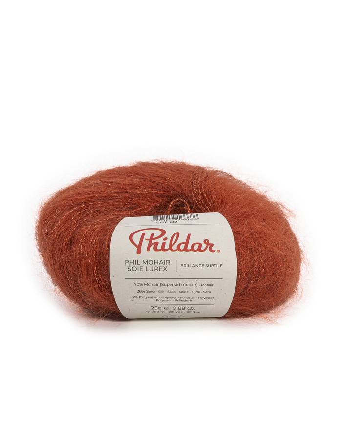 Phildar MOHAIR SOIE LUREX 25g (mohair, silk, lurex)