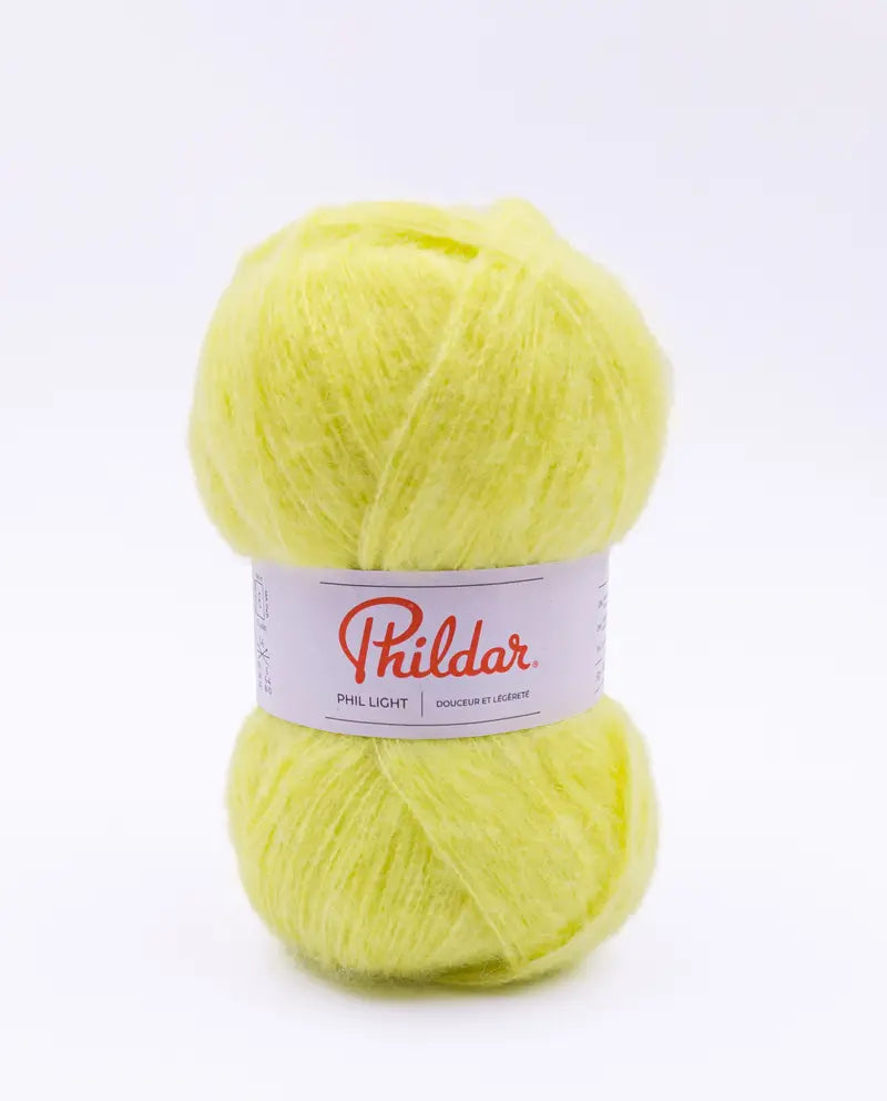 Phildar LIGHT knitting yarn 50g (wool, acrylic, polyamide)