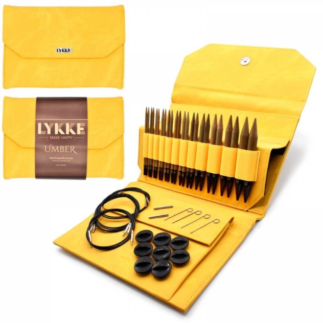 Lykke Umber 13cm medinių prisukamų virbalų rinkinys