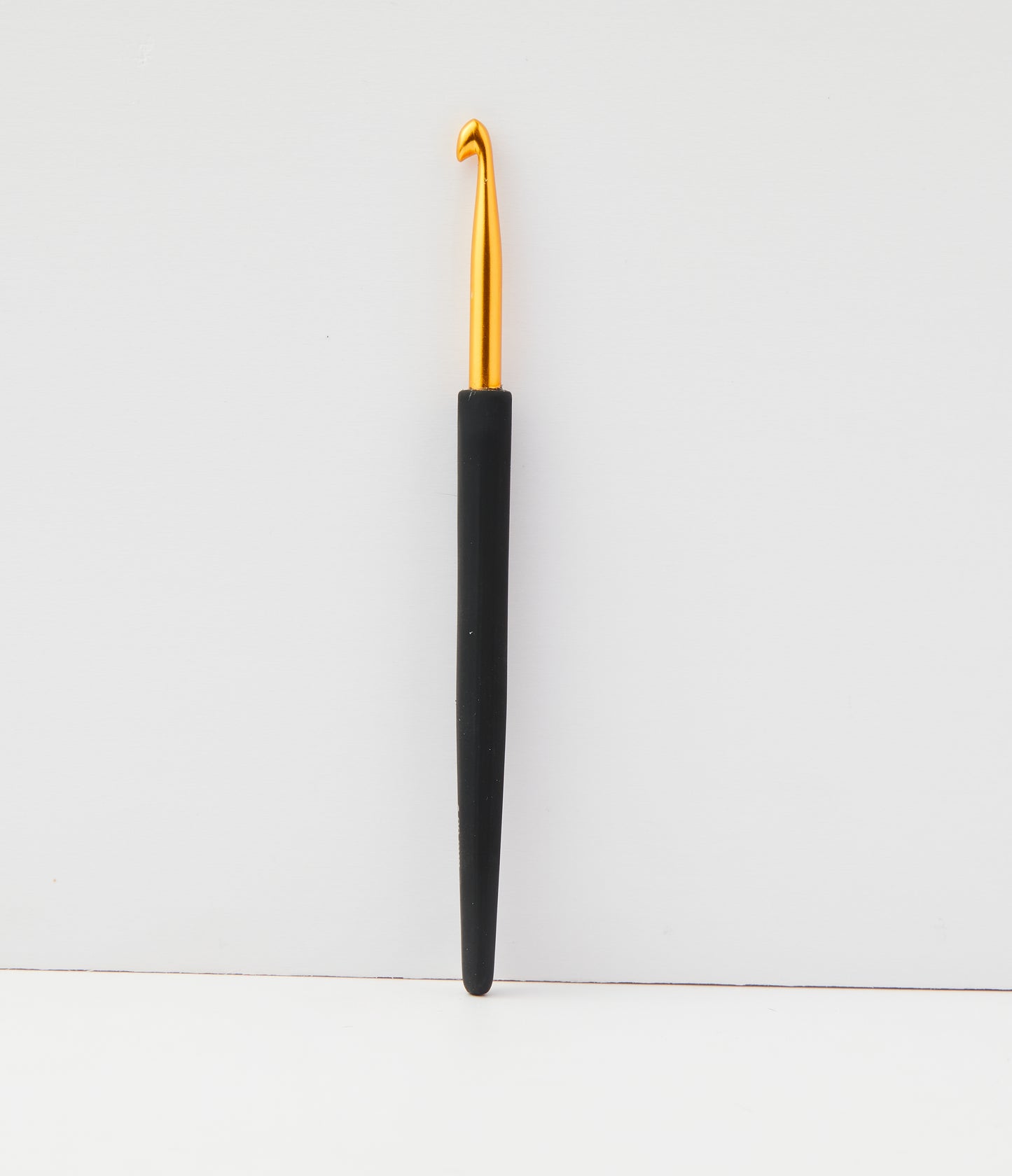 Спицы KnitPro алюминиевые с черной ручкой 15см (золотой цвет)