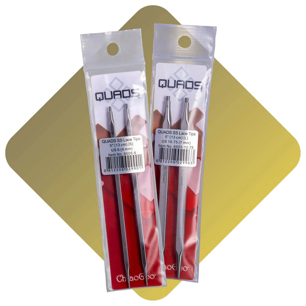 ChiaoGoo QUADS Lace prisukami virbalai 10cm - 13cm