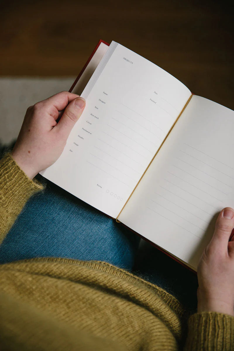 Laine Mezgėjos užrašinė "My Knitting Notes" (Terracotta)