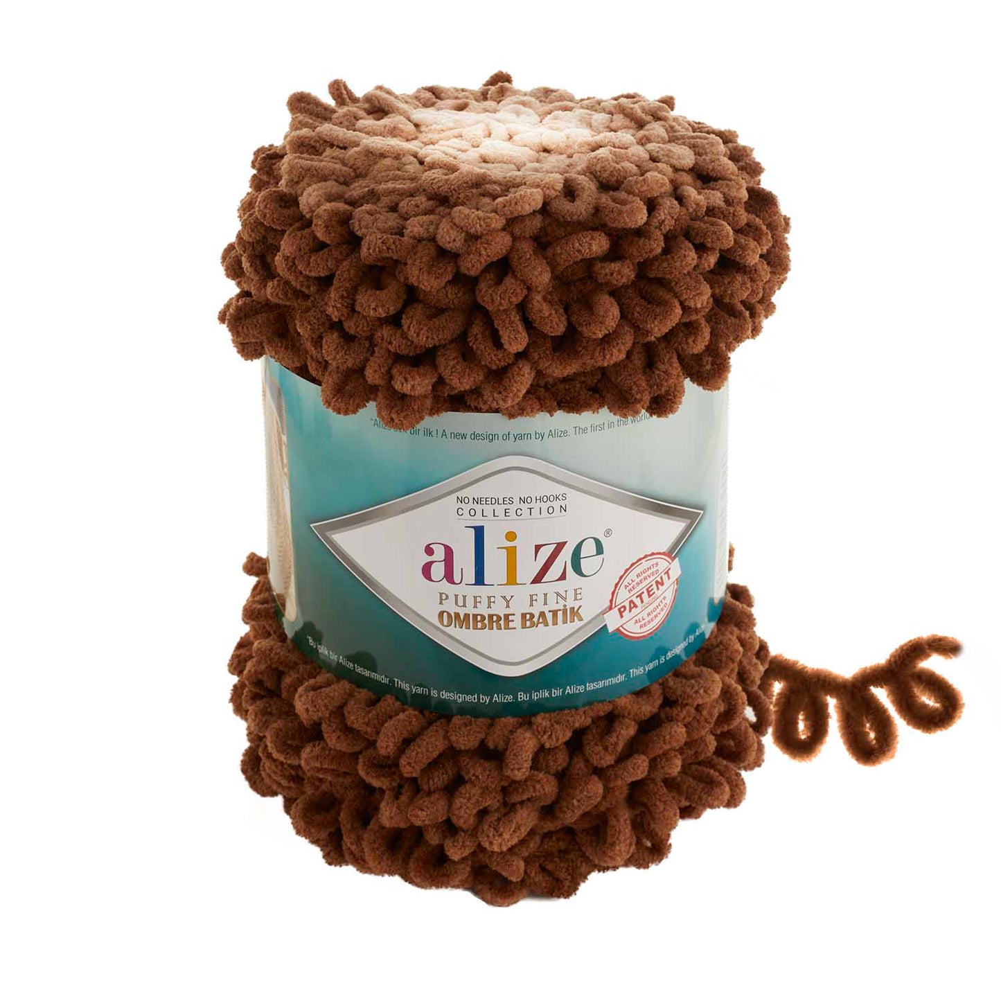 Alize Puffy Fine Ombre Batik siūlai 500g (mikropoliesteris)