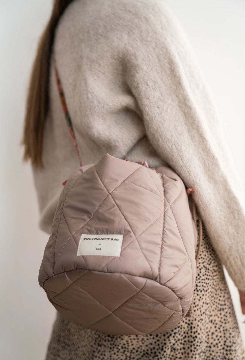 3.14 Cocoa Project Bag (Mezgėjos krepšys)