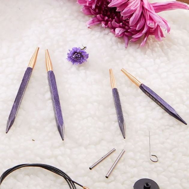 KnitPro J'adore Cubics mediniai prisukami virbalai 10cm-13cm