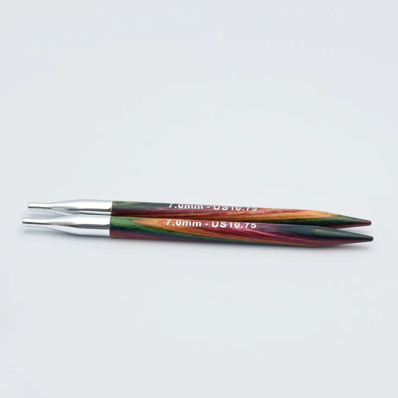 KnitPro Symfonie 2 mediniai prisukami virbalai 10cm-13cm