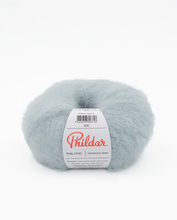 Phildar CHIC knitting yarn 25g (mohair, wool, polyamide)