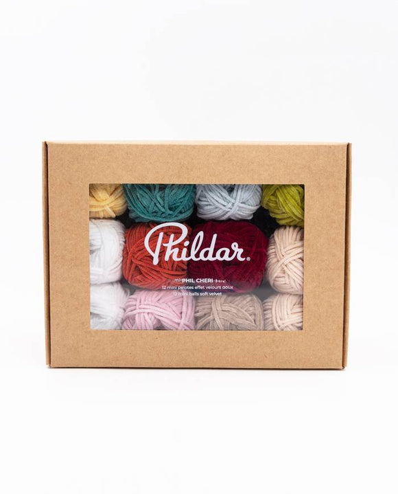 Phildar siūlų dėžutė 12vnt. (poliesteris)