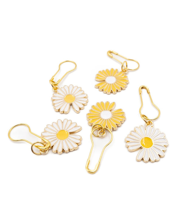 PPY metaliniai mezgimo žymekliai "Fancy Flowers" 5vnt.