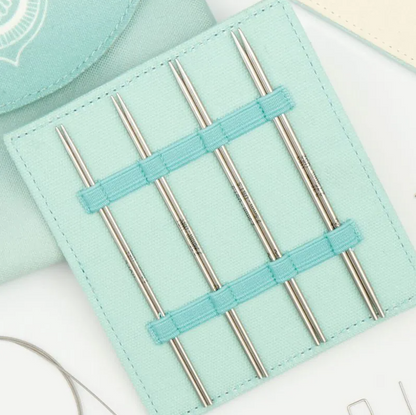 KnitPro Mindful Petite 10-13cm prisukamų virbalų rinkinys (Midi)