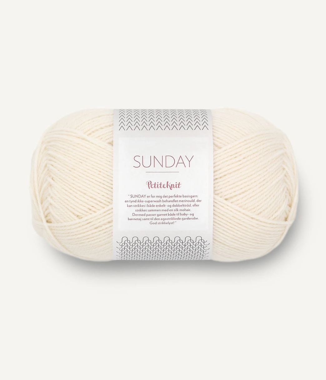 Sandnes Garn PetiteKnit Sunday siūlai 50g (merino vilna)