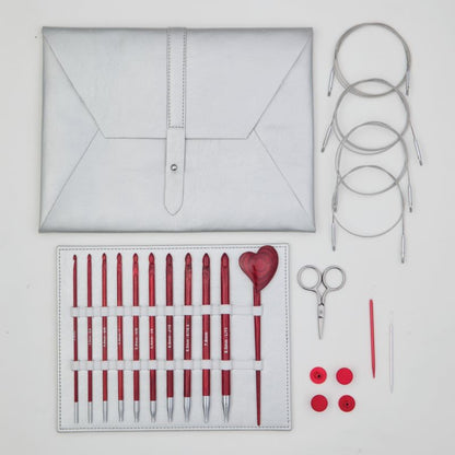 KnitPro Amore Tunisian vąšelių rinkinys (Lmited Edition)