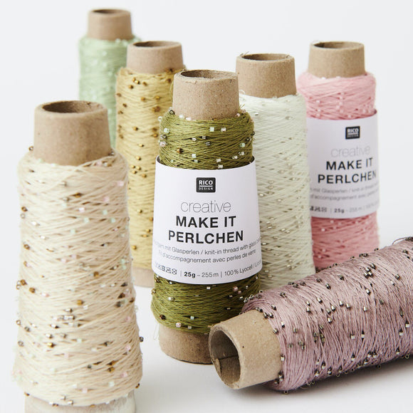 Rico Design Creative Make It Perlchen (liocelis su stiklo karoliukais)
