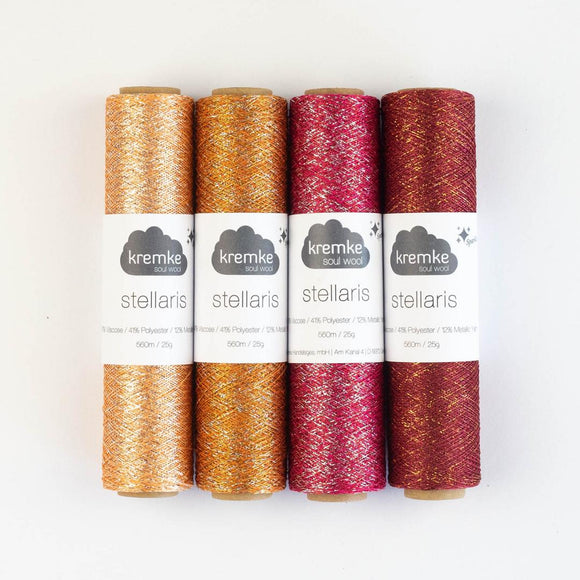 Kremke Stellaris 25g (viskozė, poliesteris, metalizuotas pluoštas)