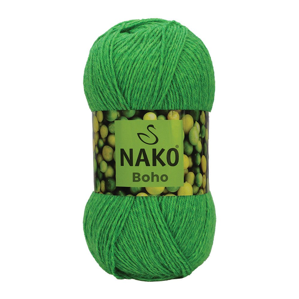Пряжа NAKO Boho для носков 100г (шерсть, полиамид)