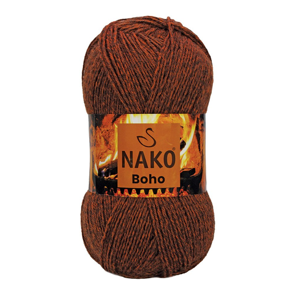 Пряжа NAKO Boho для носков 100г (шерсть, полиамид)