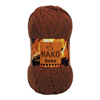 Пряжа NAKO Boho для носков 100г (шерсть, полиамид)