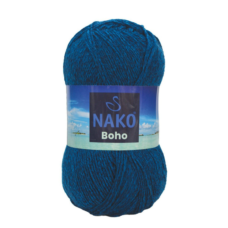 Пряжа NAKO Boho для носков 100г (шерсть, полиамид)
