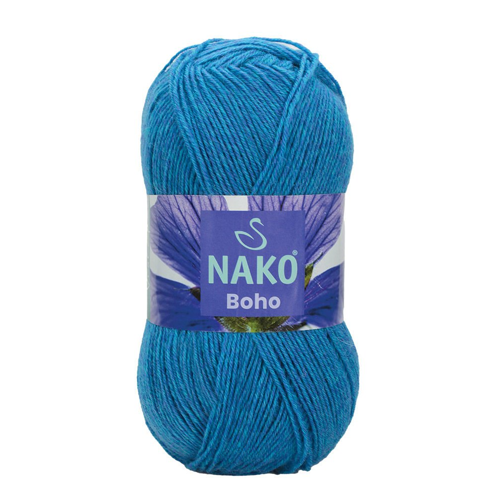 Пряжа NAKO Boho для носков 100г (шерсть, полиамид)