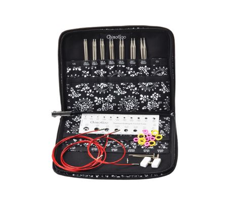 Chiaogoo Twist Red Lace 13cm virbalų rinkinys keičiamu valu (S dydžio)