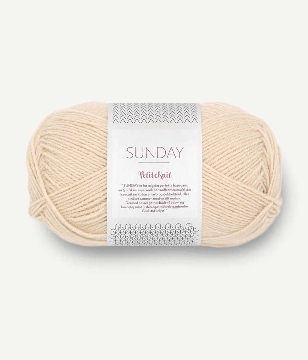 Sandnes Garn PetiteKnit Sunday siūlai 50g (merino vilna)