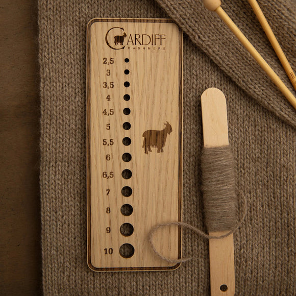 Cardiff liniuotė virbalų storiui matuoti