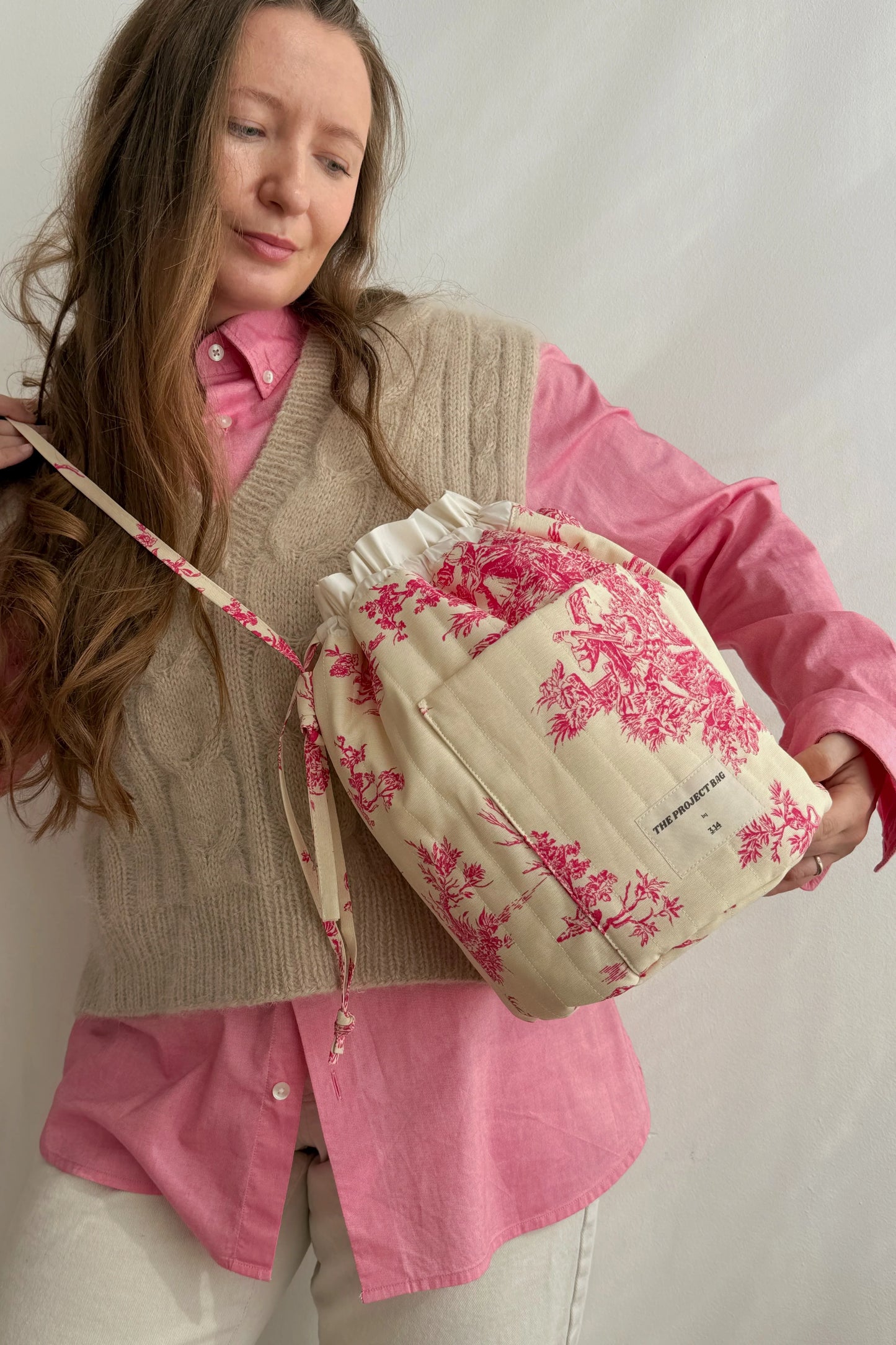 3.14 Porcelain Project Bag (Mezgėjos krepšys)