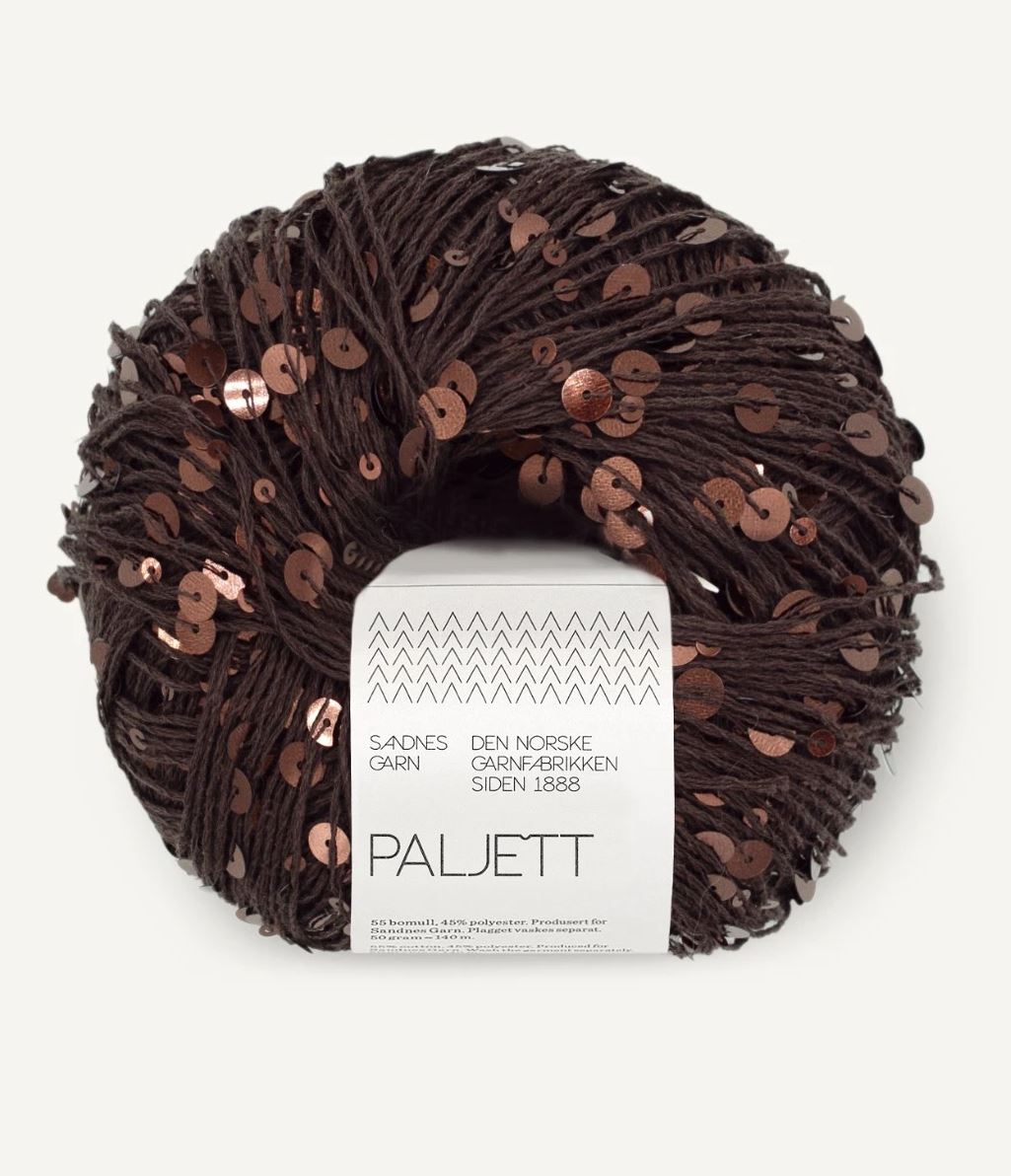 Sandnes Garn Paljett siūlai 50g (medvilnė, poliesteris)