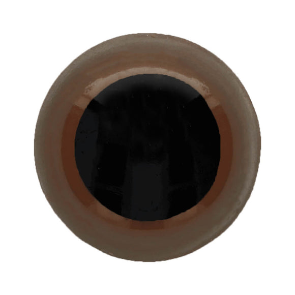 Safety eyes for toys 8-20mm (brown)