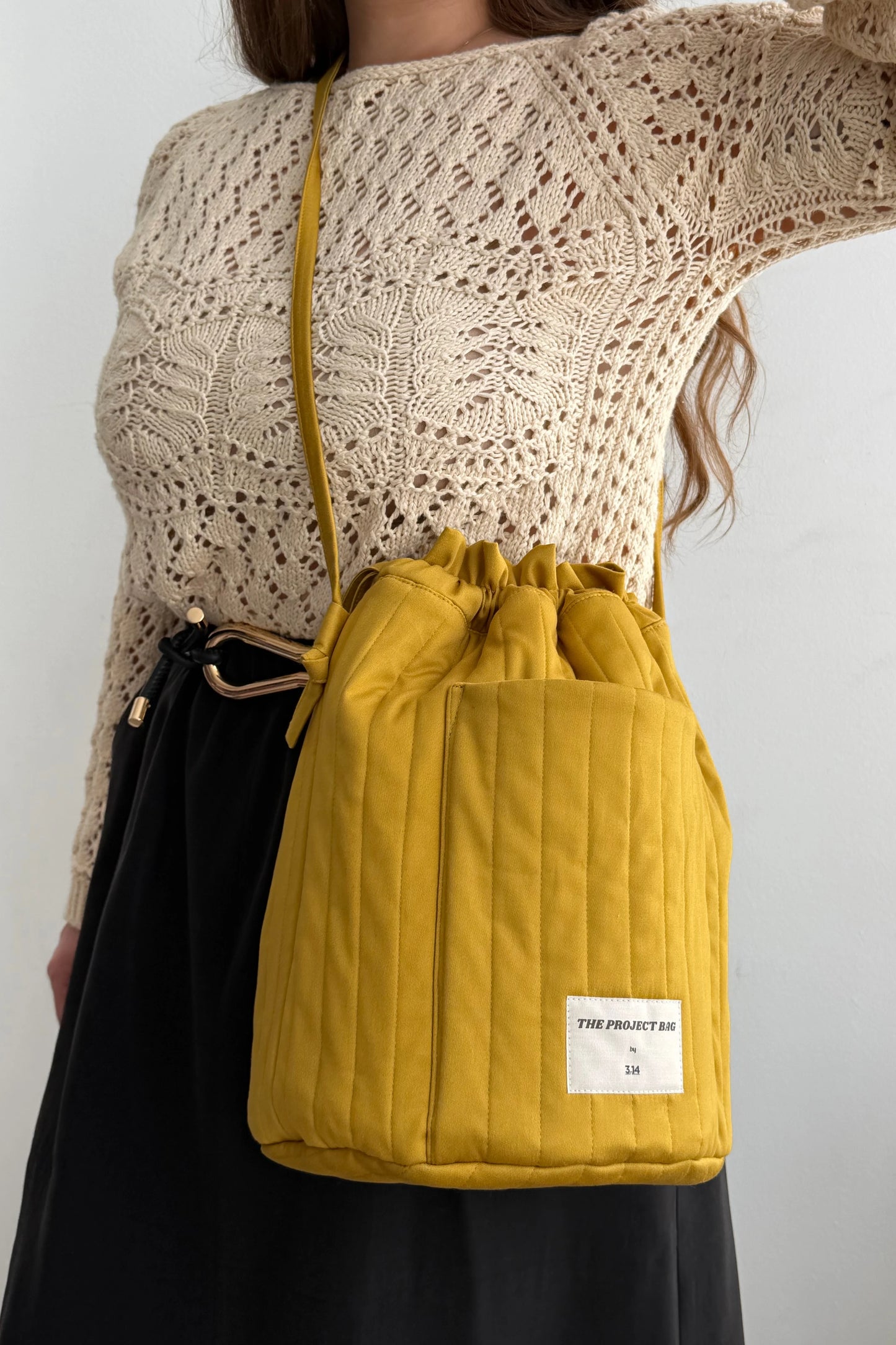 3.14 Honey Project Bag (Mezgėjos krepšys)