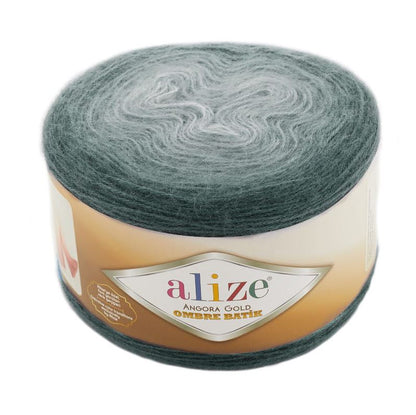 Alize Angora Gold Ombre Batik siūlai 150g (vilna, akrilanas)