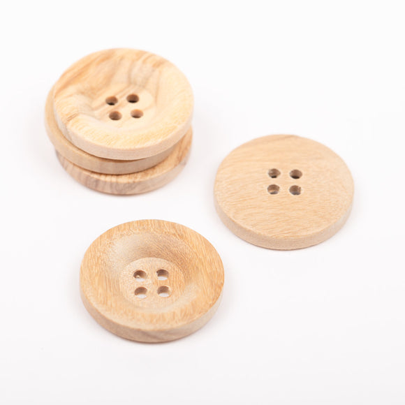 Drops šviesios medinės sagos 18mm-28mm (alyvmedžio)