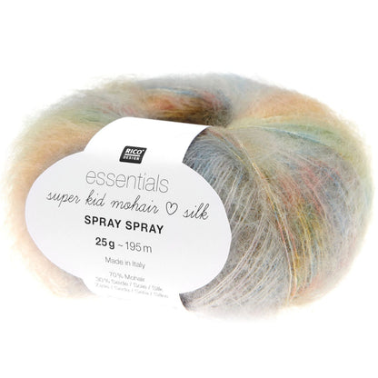 Rico Design Essentials Super Kid Mohair - SPRAY SPRAY (mohera, šilkas)