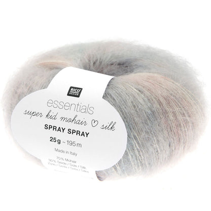 Rico Design Essentials Super Kid Mohair - SPRAY SPRAY (mohera, šilkas)