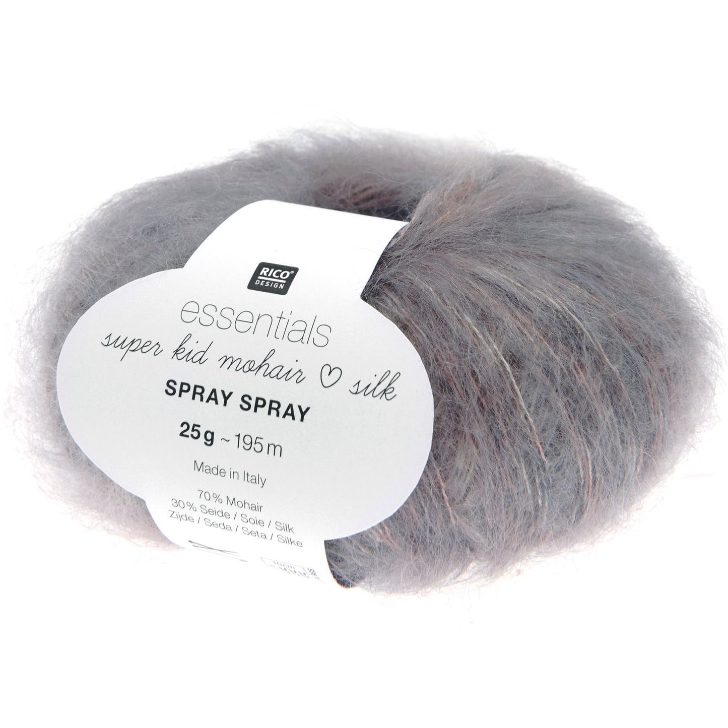 Rico Design Essentials Super Kid Mohair - SPRAY SPRAY (mohera, šilkas)