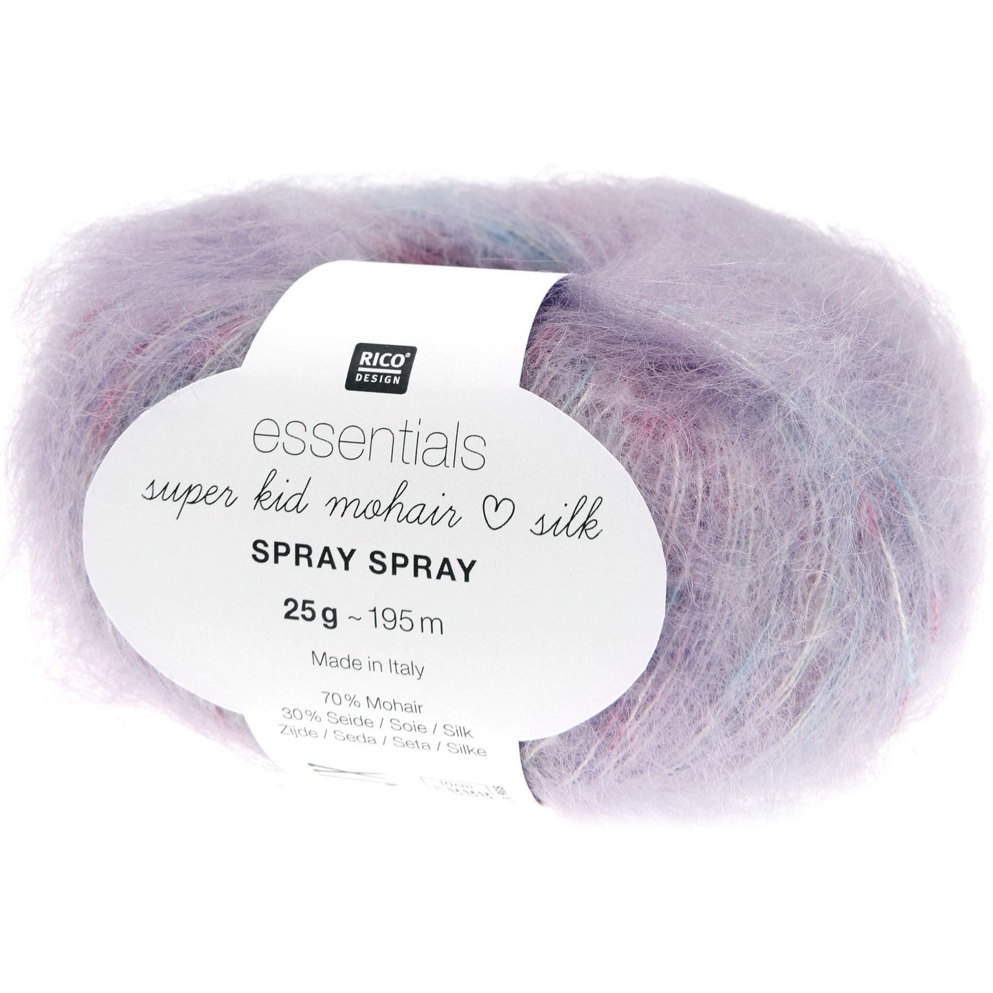 Rico Design Essentials Super Kid Mohair - SPRAY SPRAY (mohera, šilkas)