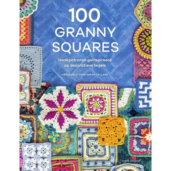Knyga "100 Granny Squares" - Sarah Callard