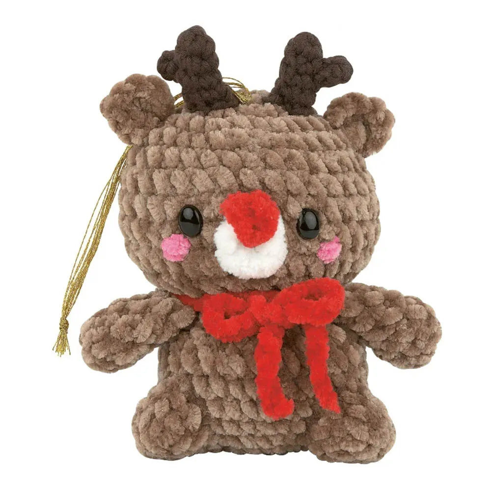 Anchor Amigurumi nėrimo rinkinys "Kalėdinis žaisliukas" 1vnt.