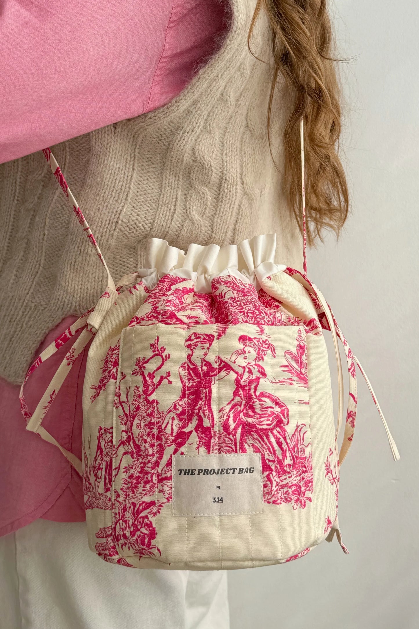 3.14 Porcelain Project Bag (Mezgėjos krepšys)