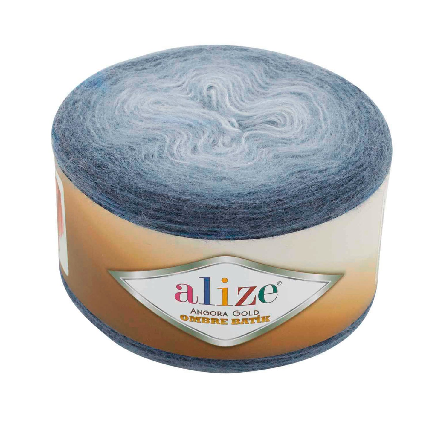Alize Angora Gold Ombre Batik siūlai 150g (vilna, akrilanas)
