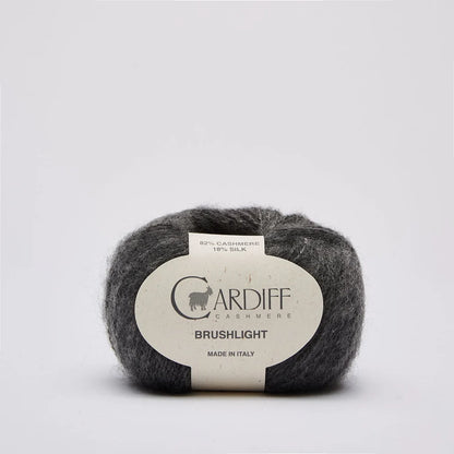 Cardiff Brushlight mezgimo siūlai 25g (kašmyras, šilkas)