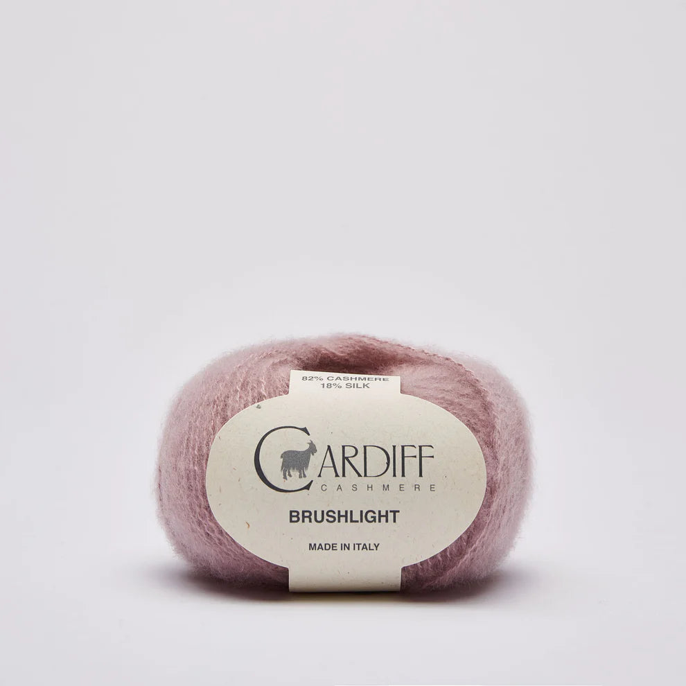 Cardiff Brushlight mezgimo siūlai 25g (kašmyras, šilkas)