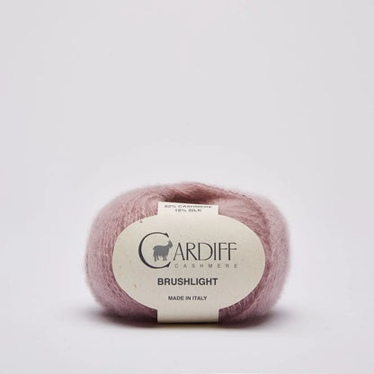 Cardiff Brushlight mezgimo siūlai 25g (kašmyras, šilkas)