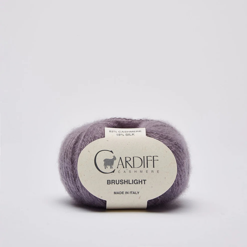Cardiff Brushlight mezgimo siūlai 25g (kašmyras, šilkas)