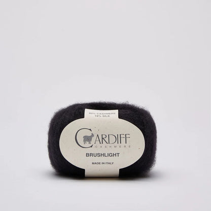 Cardiff Brushlight mezgimo siūlai 25g (kašmyras, šilkas)