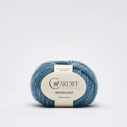 Cardiff Brushlight mezgimo siūlai 25g (kašmyras, šilkas)