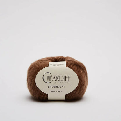 Cardiff Brushlight mezgimo siūlai 25g (kašmyras, šilkas)