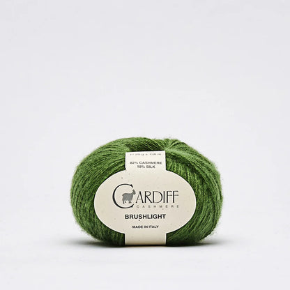 Cardiff Brushlight mezgimo siūlai 25g (kašmyras, šilkas)