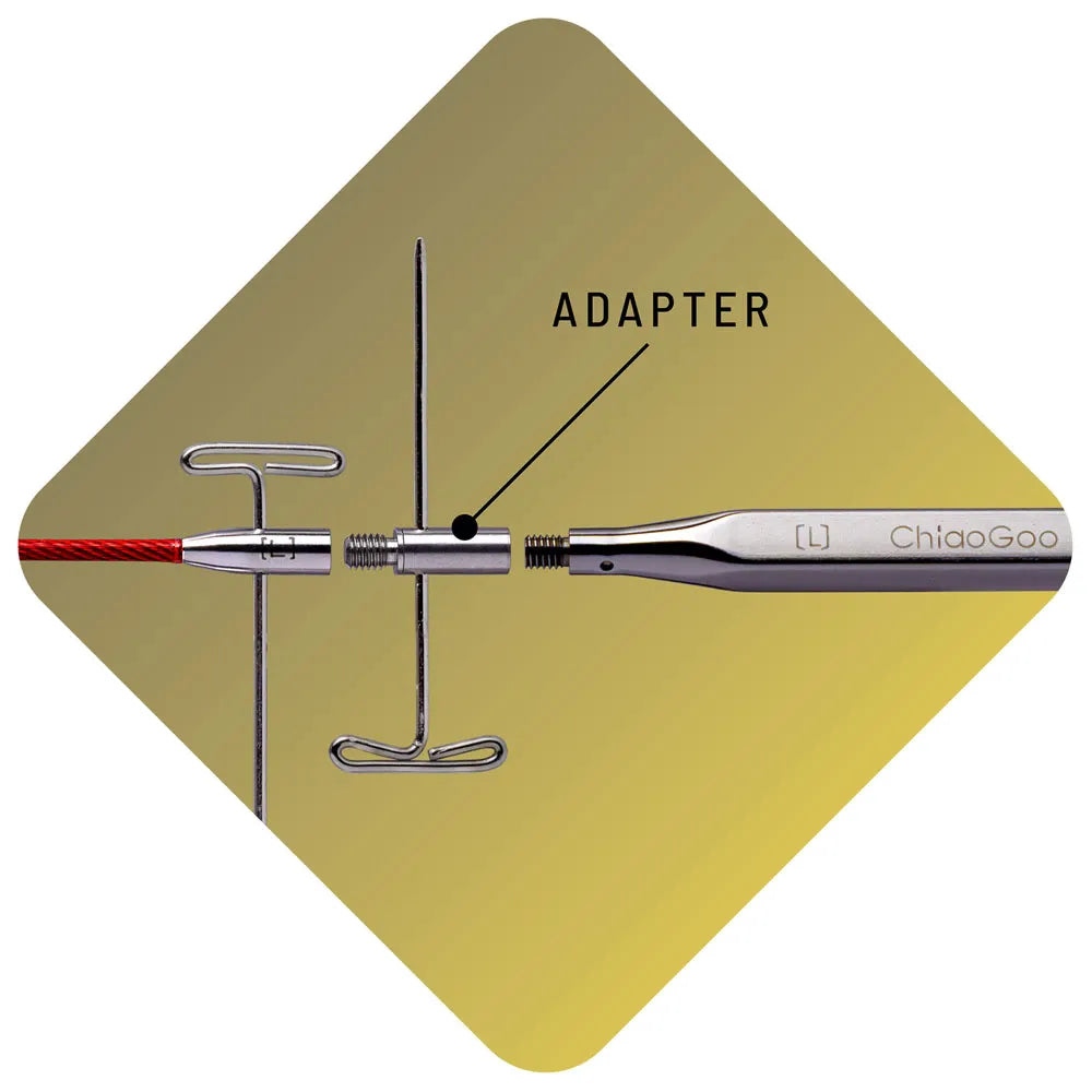 ChiaoGoo rotacinis adapteris