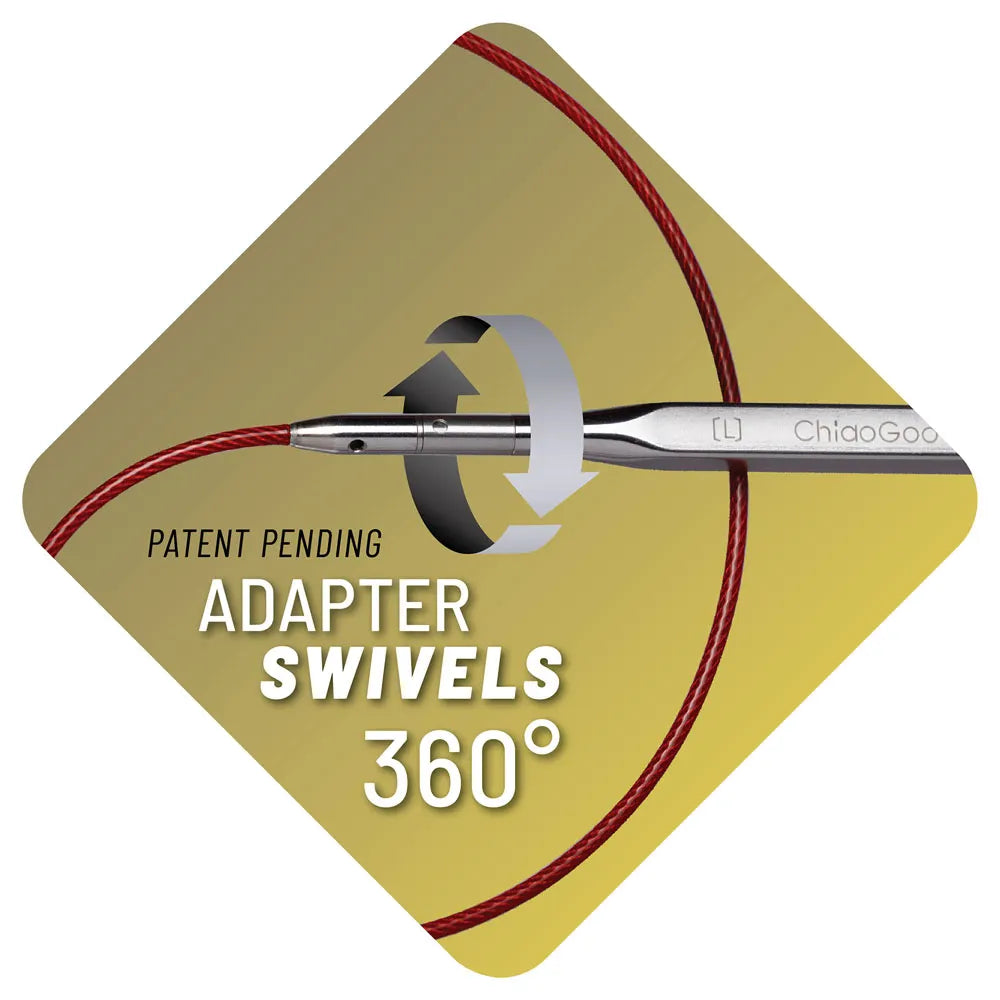 ChiaoGoo rotacinis adapteris
